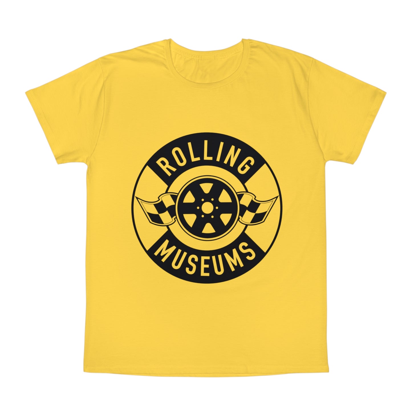 Basic Unisex Rolling Museums T-Shirt Black Logo