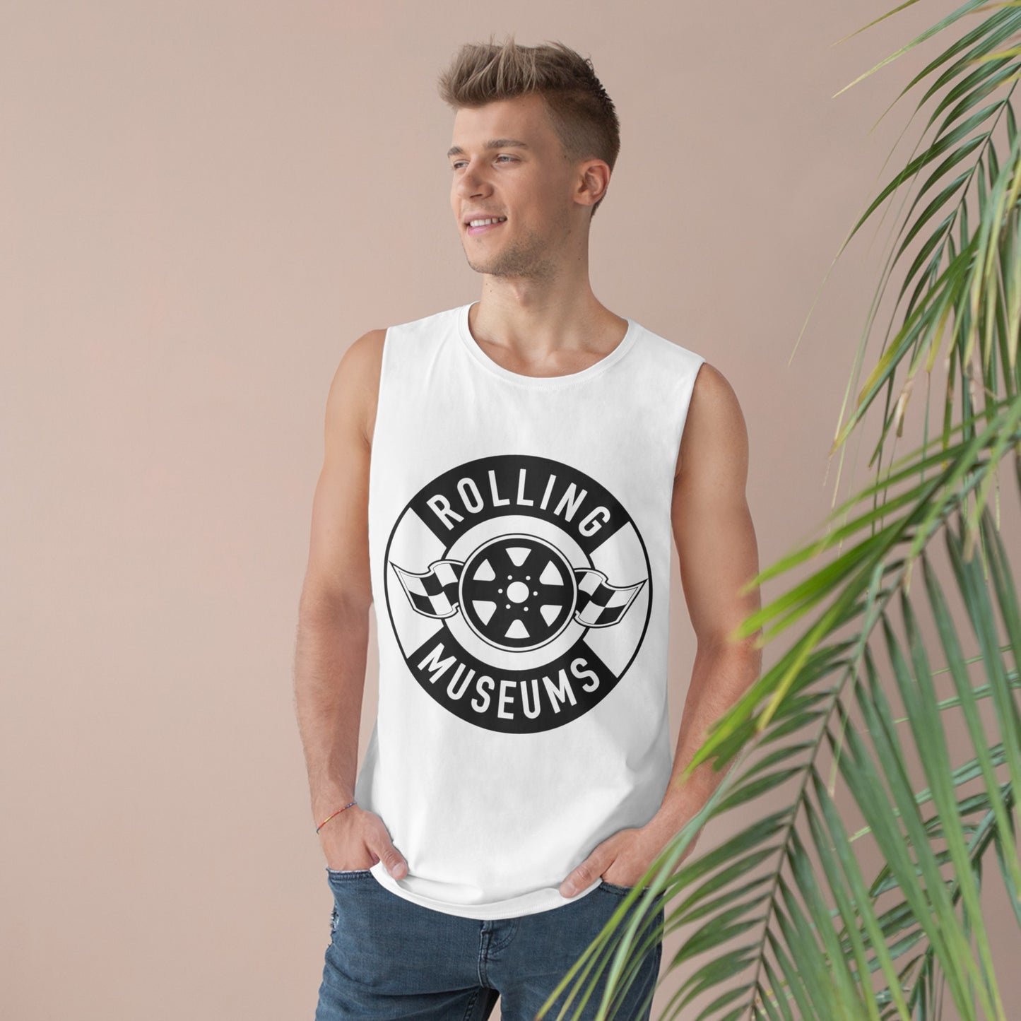 Basic Unisex Tank with Black Logo