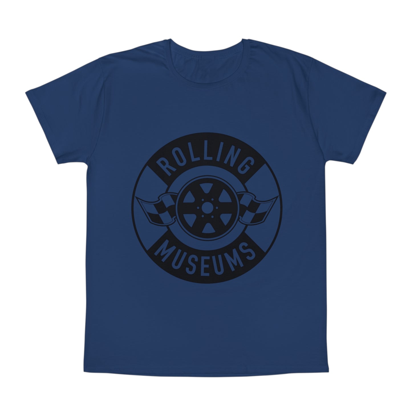 Basic Unisex Rolling Museums T-Shirt Black Logo