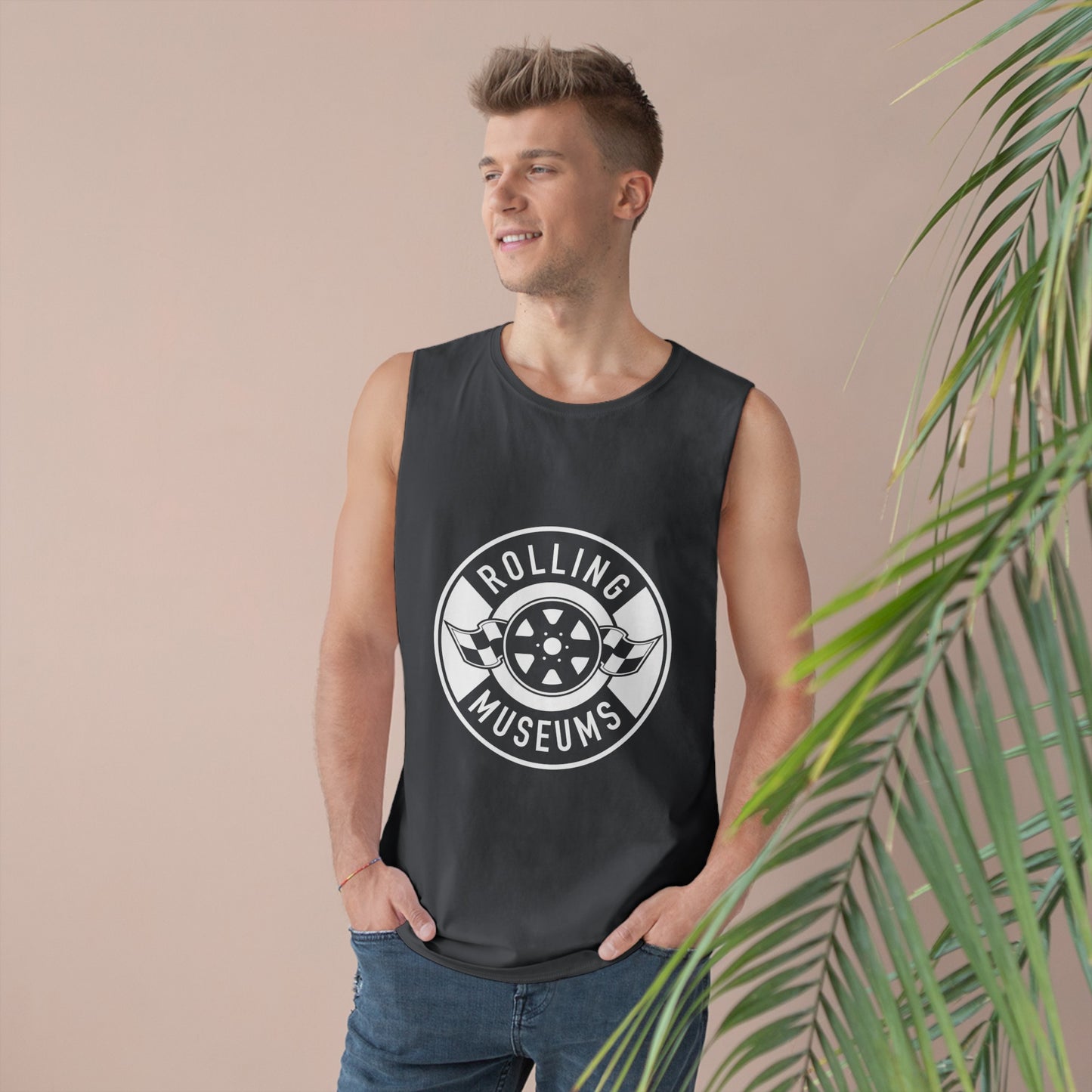 Basic Unisex Tank with White Logo
