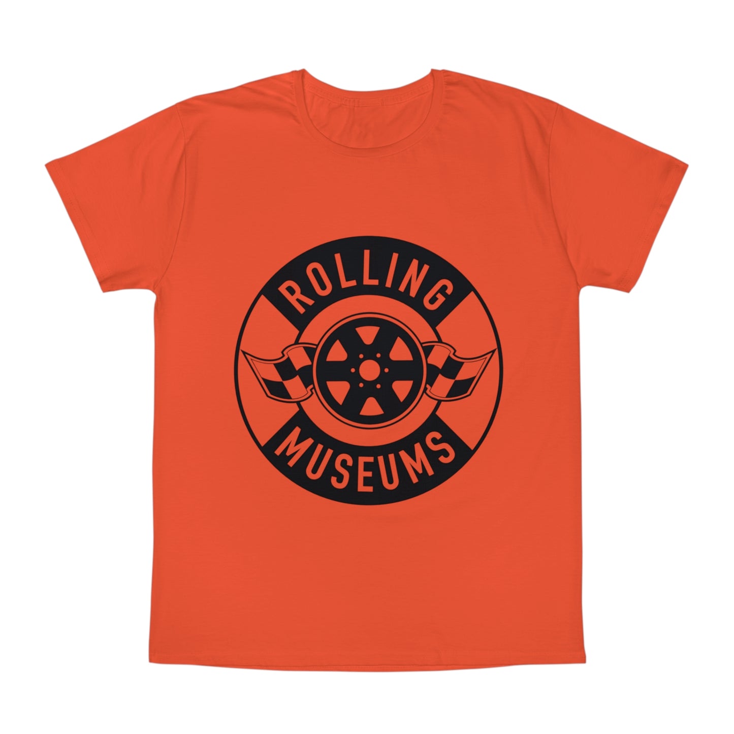 Basic Unisex Rolling Museums T-Shirt Black Logo