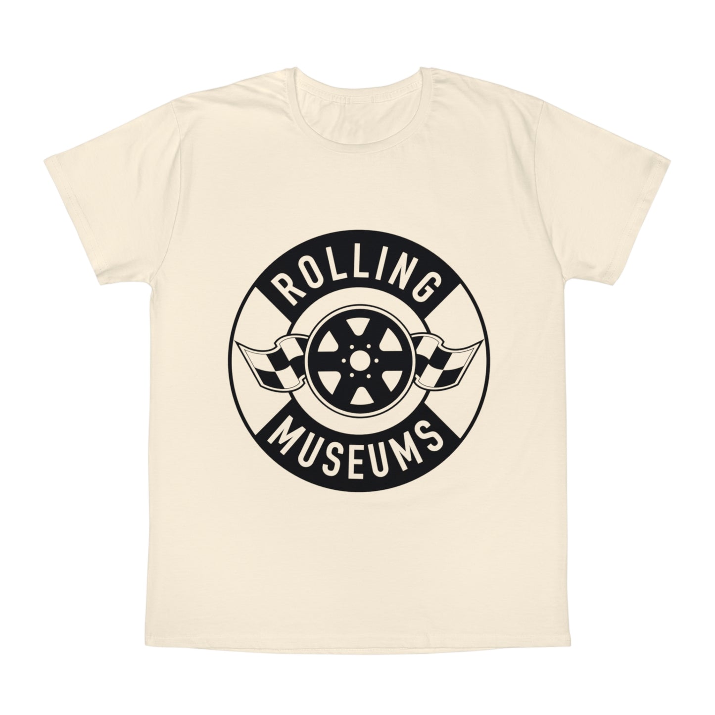 Basic Unisex Rolling Museums T-Shirt Black Logo