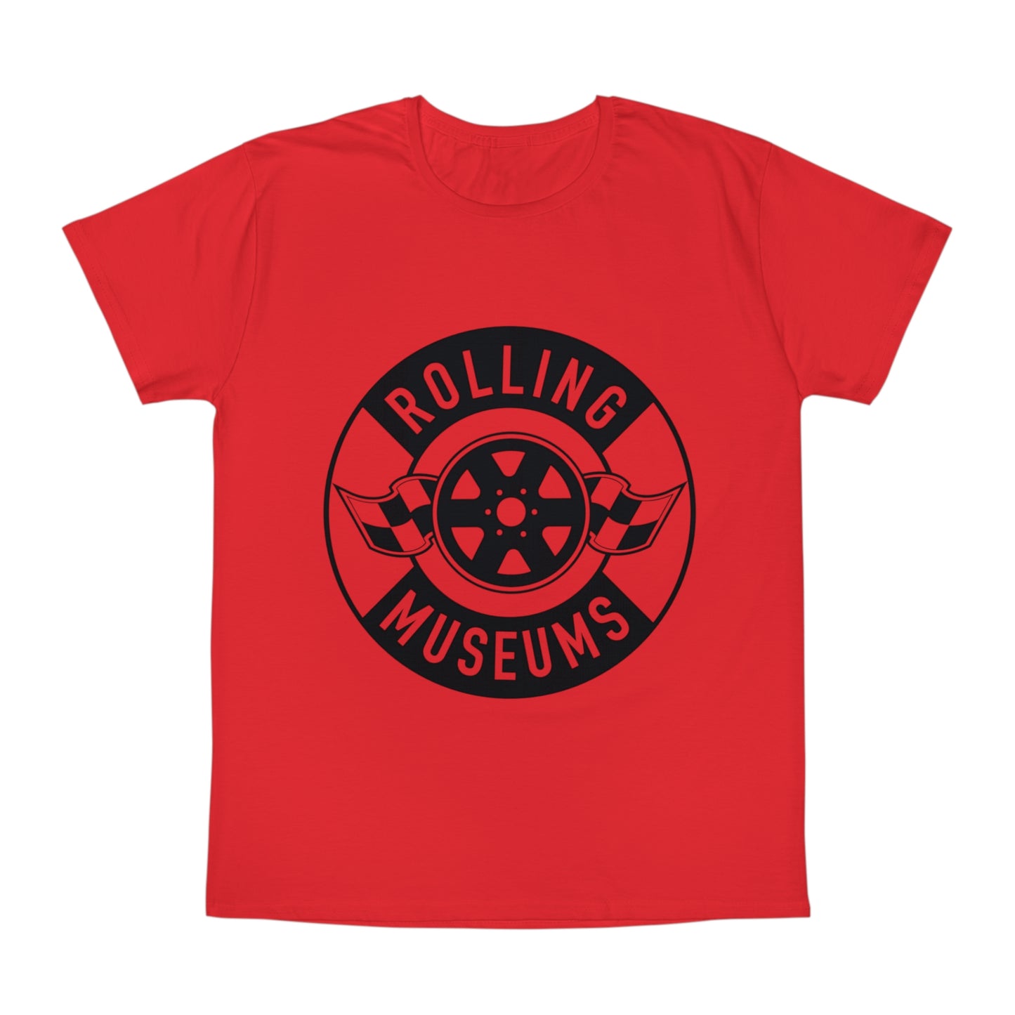 Basic Unisex Rolling Museums T-Shirt Black Logo