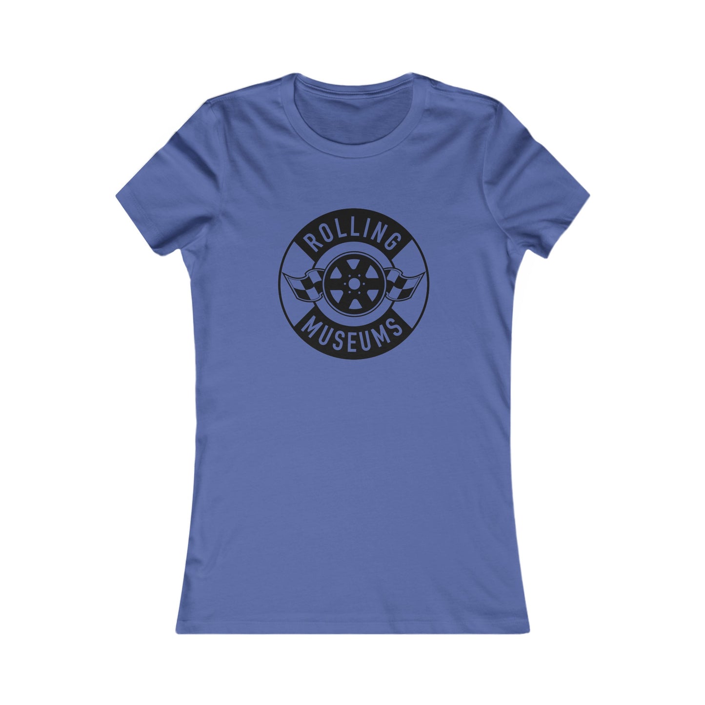 Basic Rolling Museums Women's Tee Black Logo