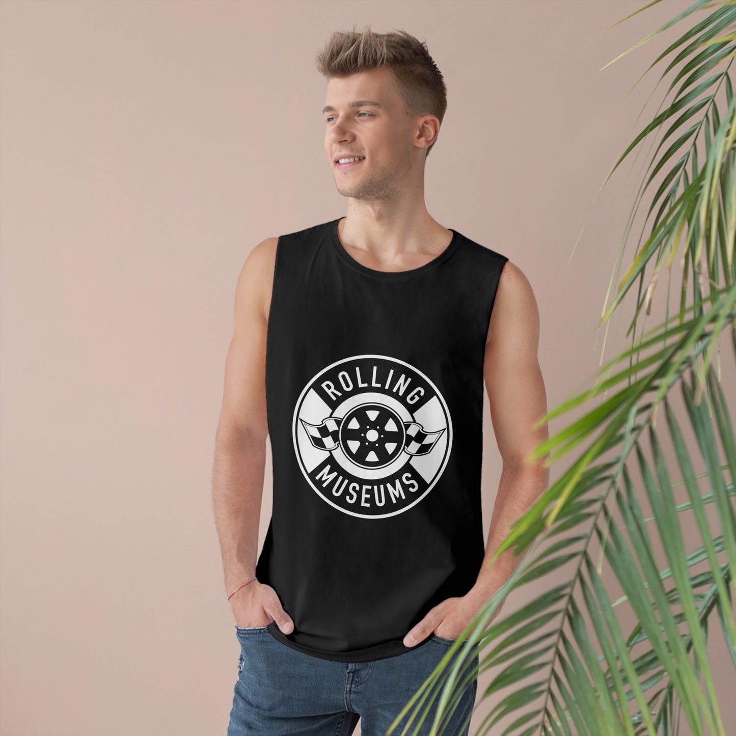 Basic Unisex Tank with White Logo