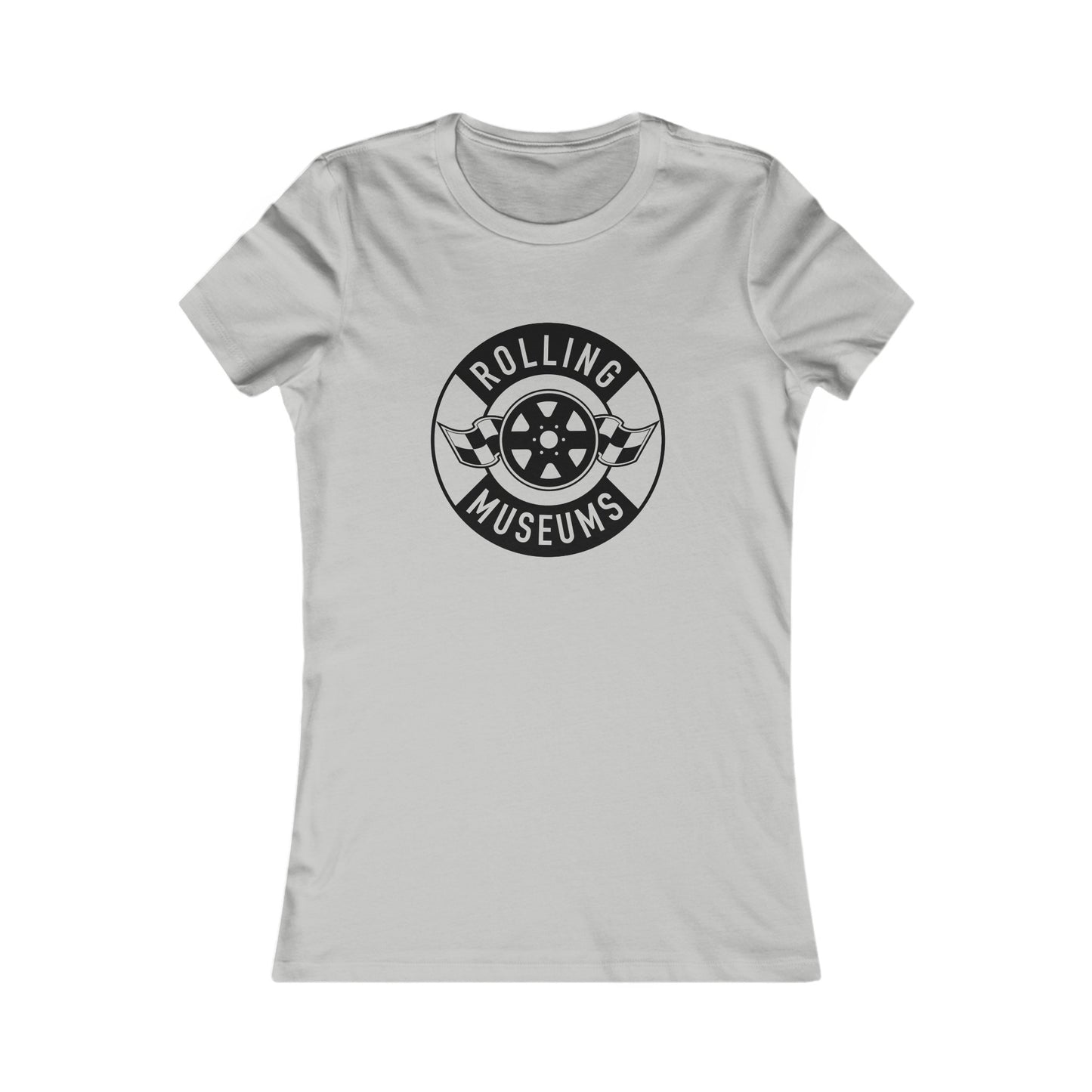 Basic Rolling Museums Women's Tee Black Logo