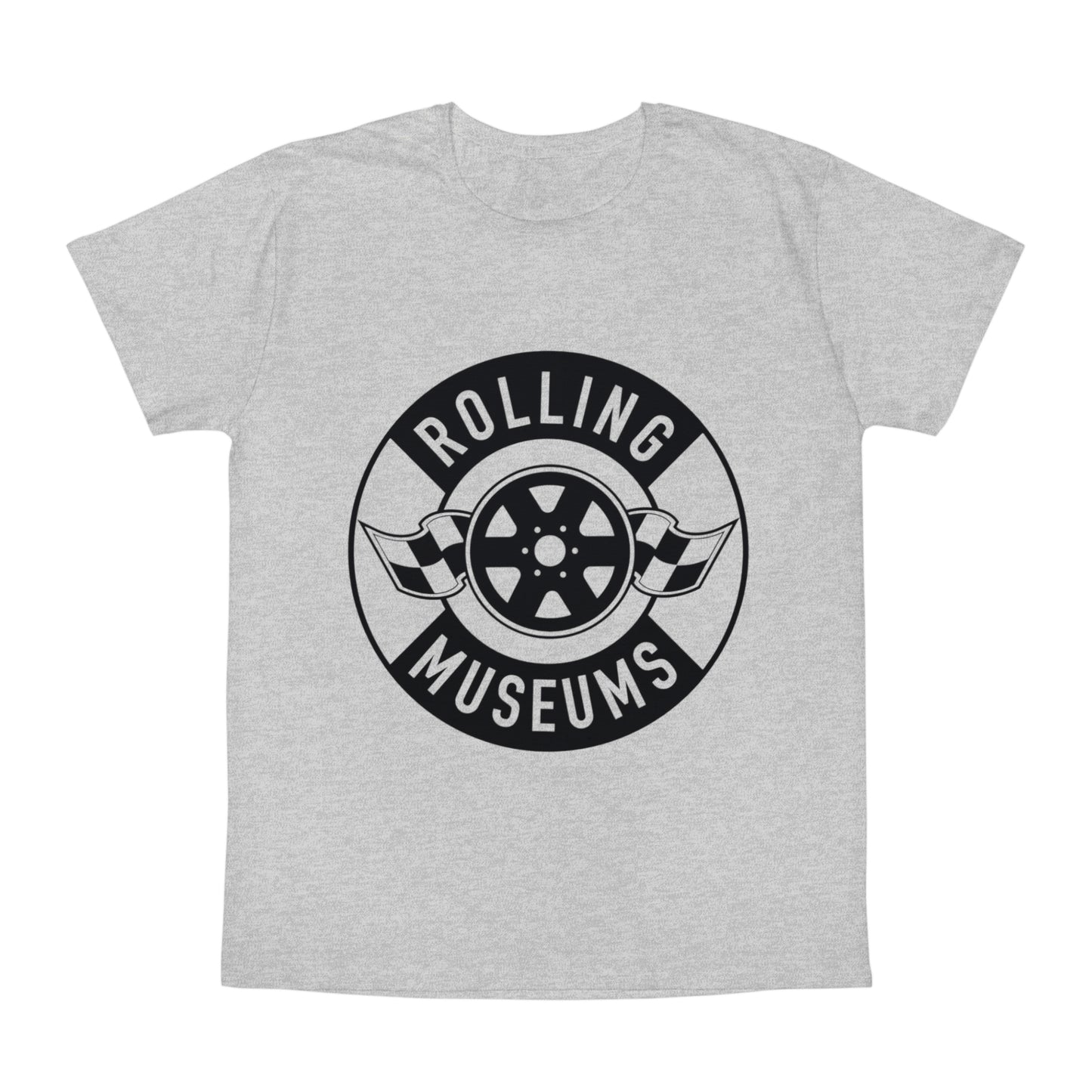 Basic Unisex Rolling Museums T-Shirt Black Logo