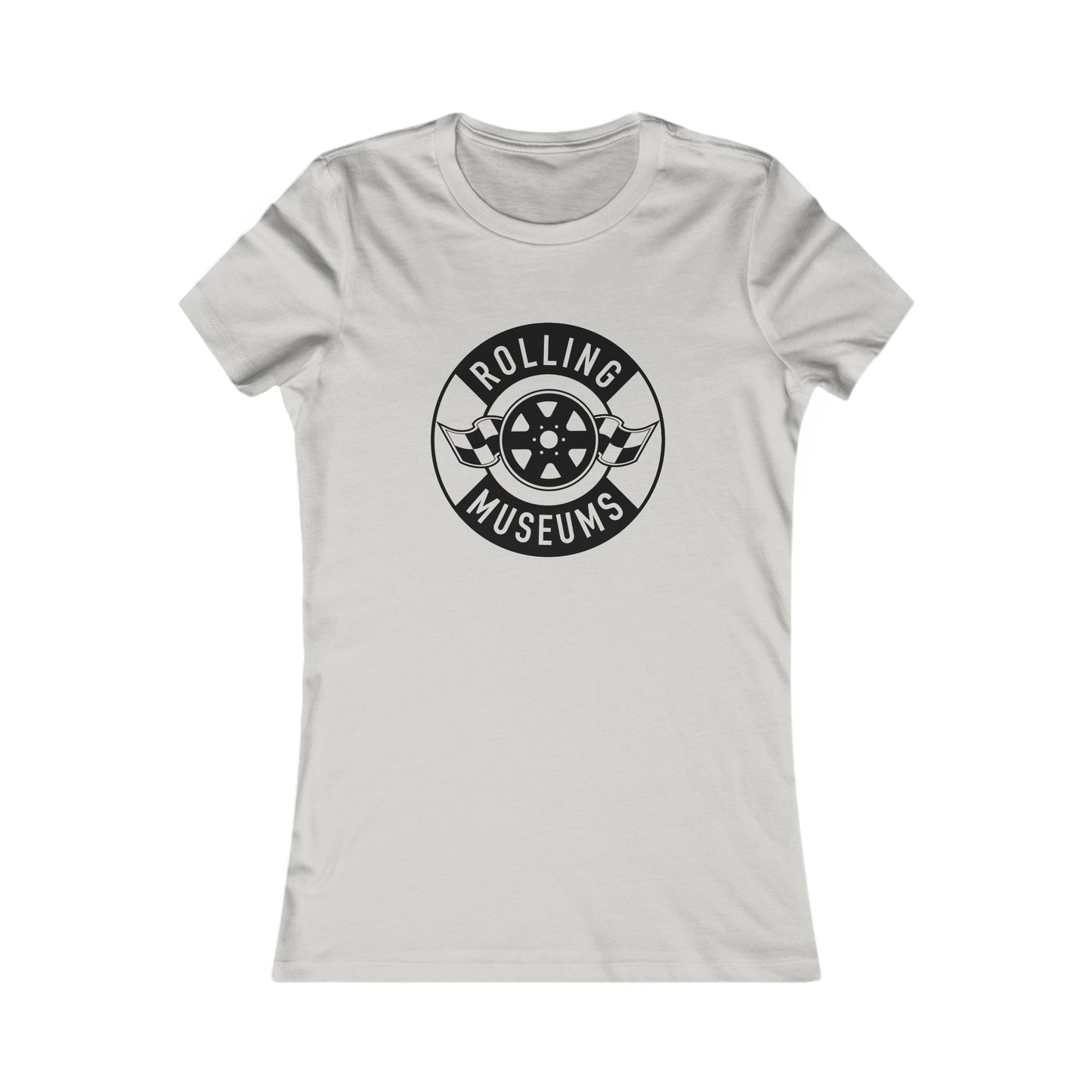 Basic Rolling Museums Women's Tee Black Logo