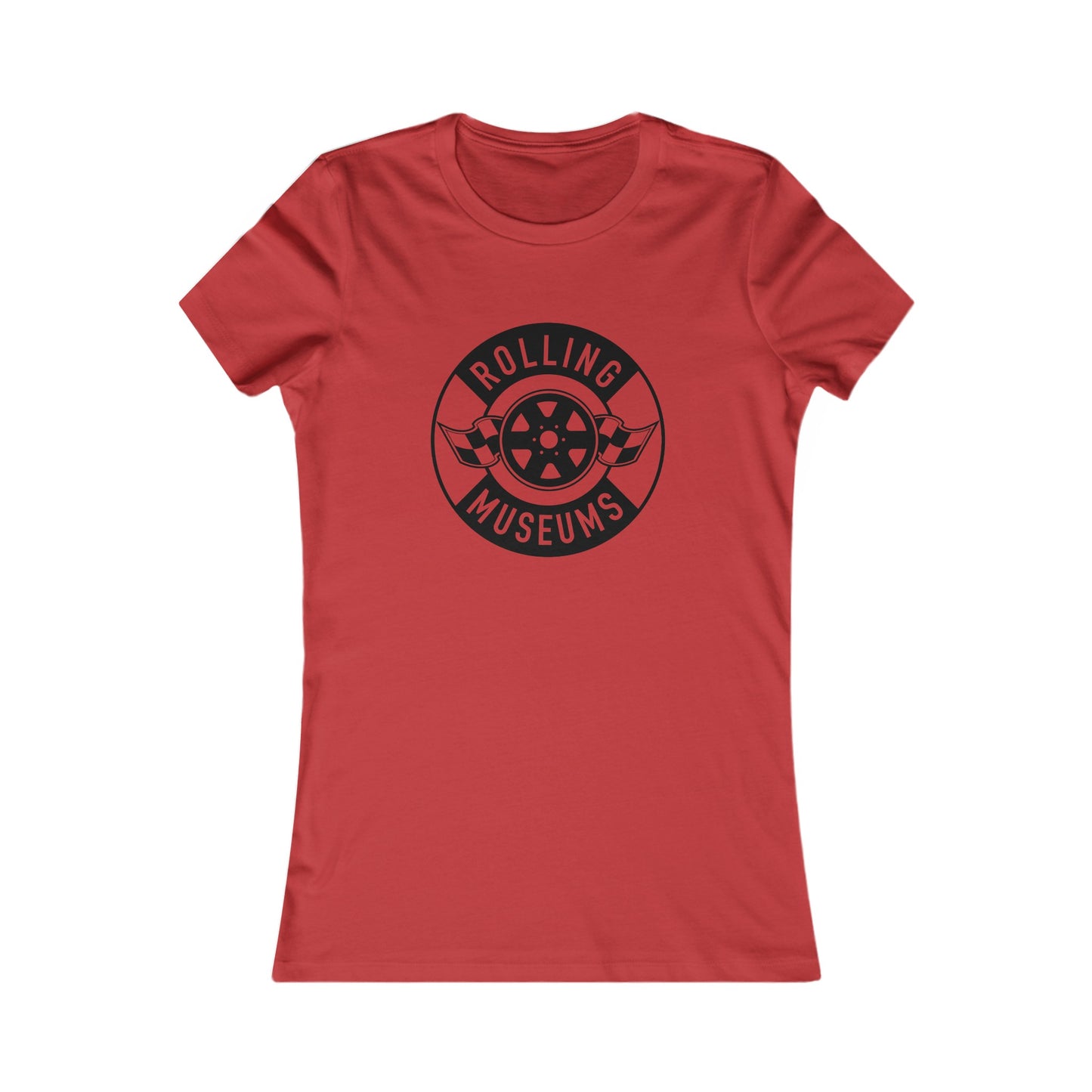 Basic Rolling Museums Women's Tee Black Logo