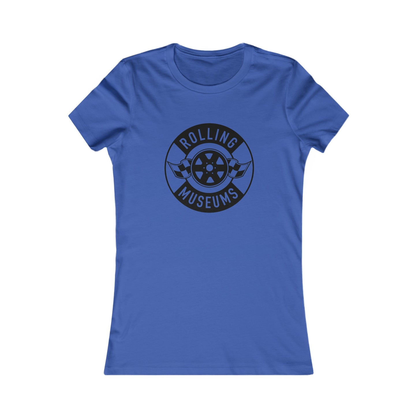 Basic Rolling Museums Women's Tee Black Logo
