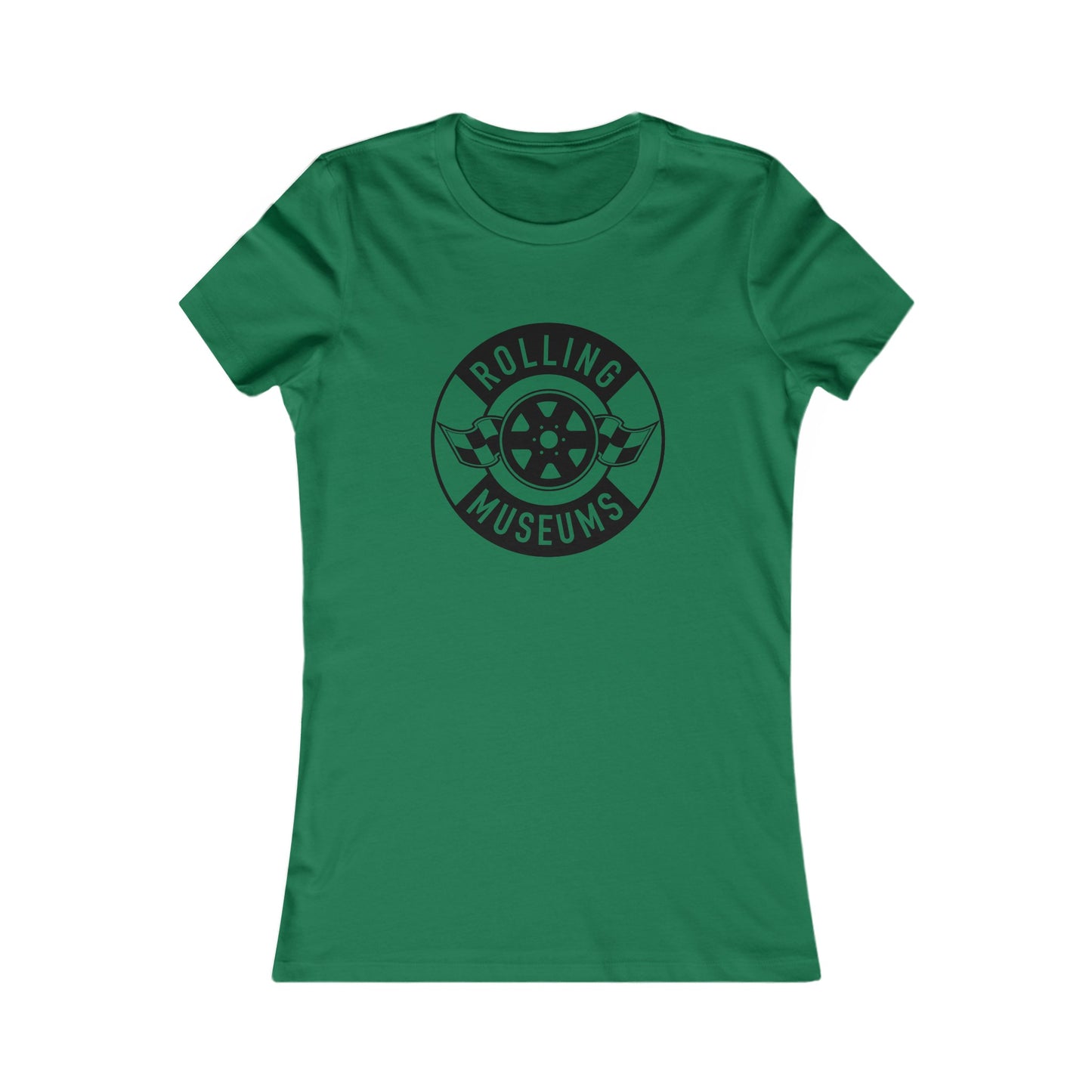 Basic Rolling Museums Women's Tee Black Logo
