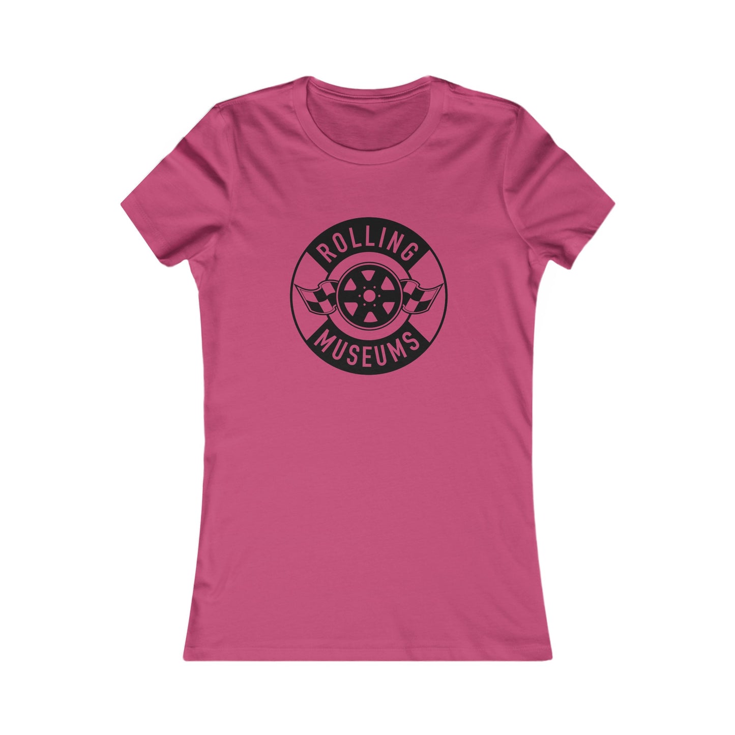 Basic Rolling Museums Women's Tee Black Logo