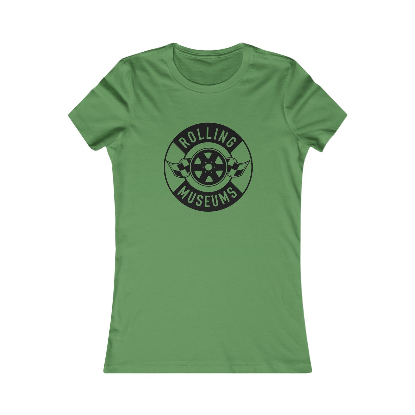 Basic Rolling Museums Women's Tee Black Logo