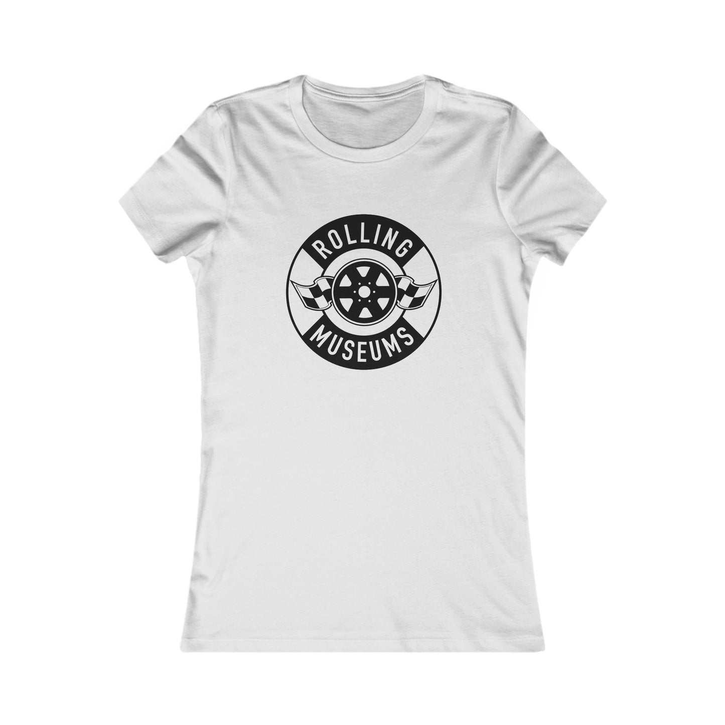 Basic Rolling Museums Women's Tee Black Logo