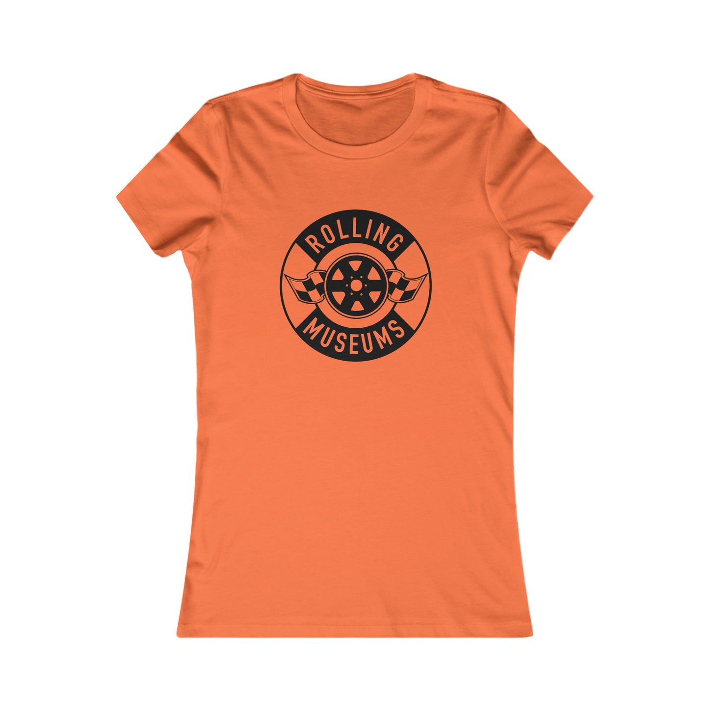 Basic Rolling Museums Women's Tee Black Logo