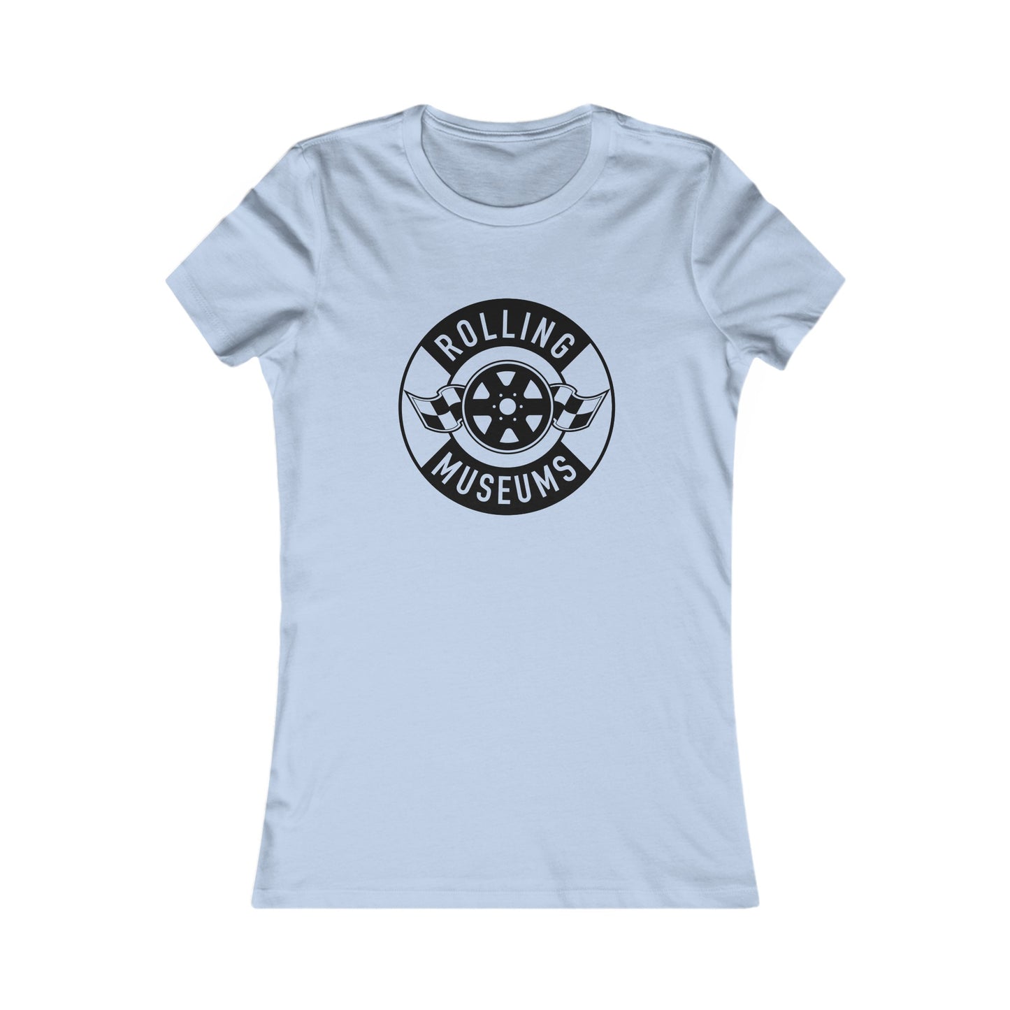 Basic Rolling Museums Women's Tee Black Logo