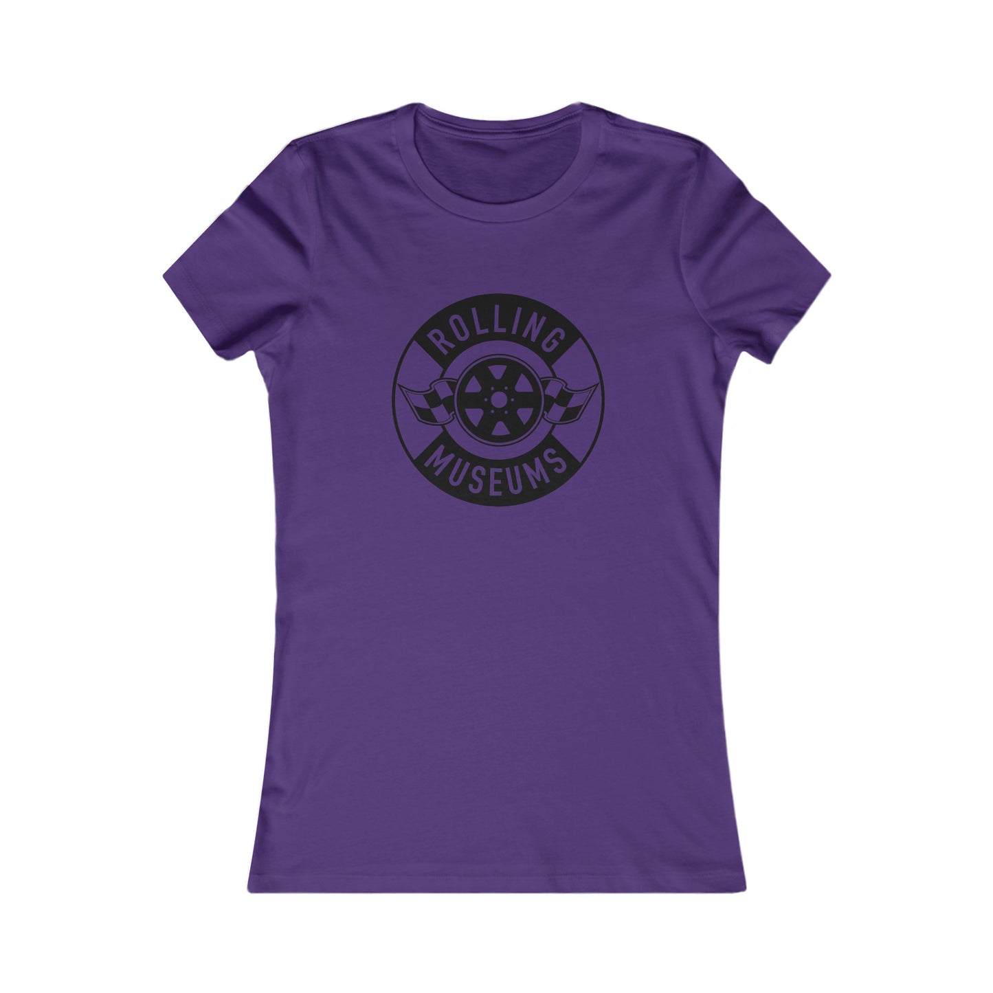 Basic Rolling Museums Women's Tee Black Logo