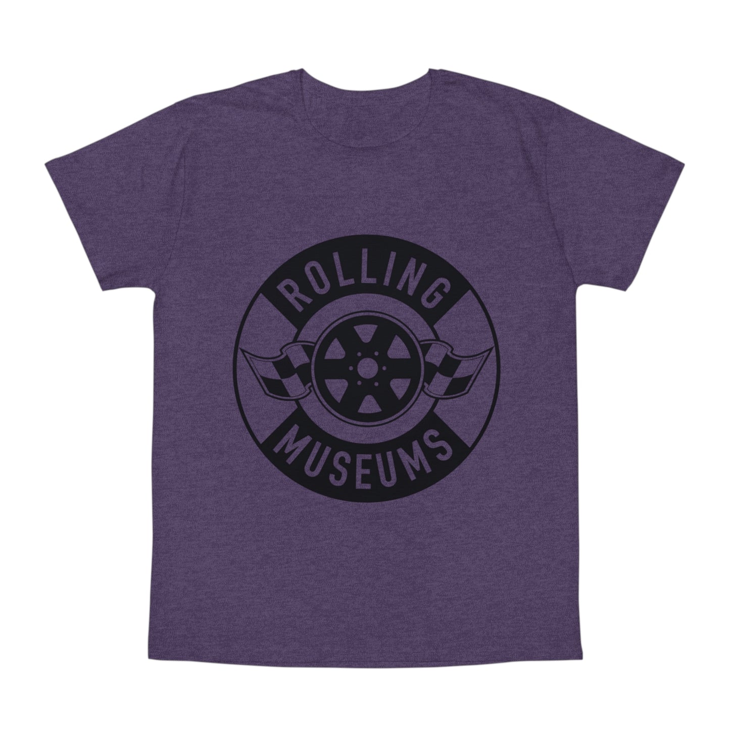 Basic Unisex Rolling Museums T-Shirt Black Logo