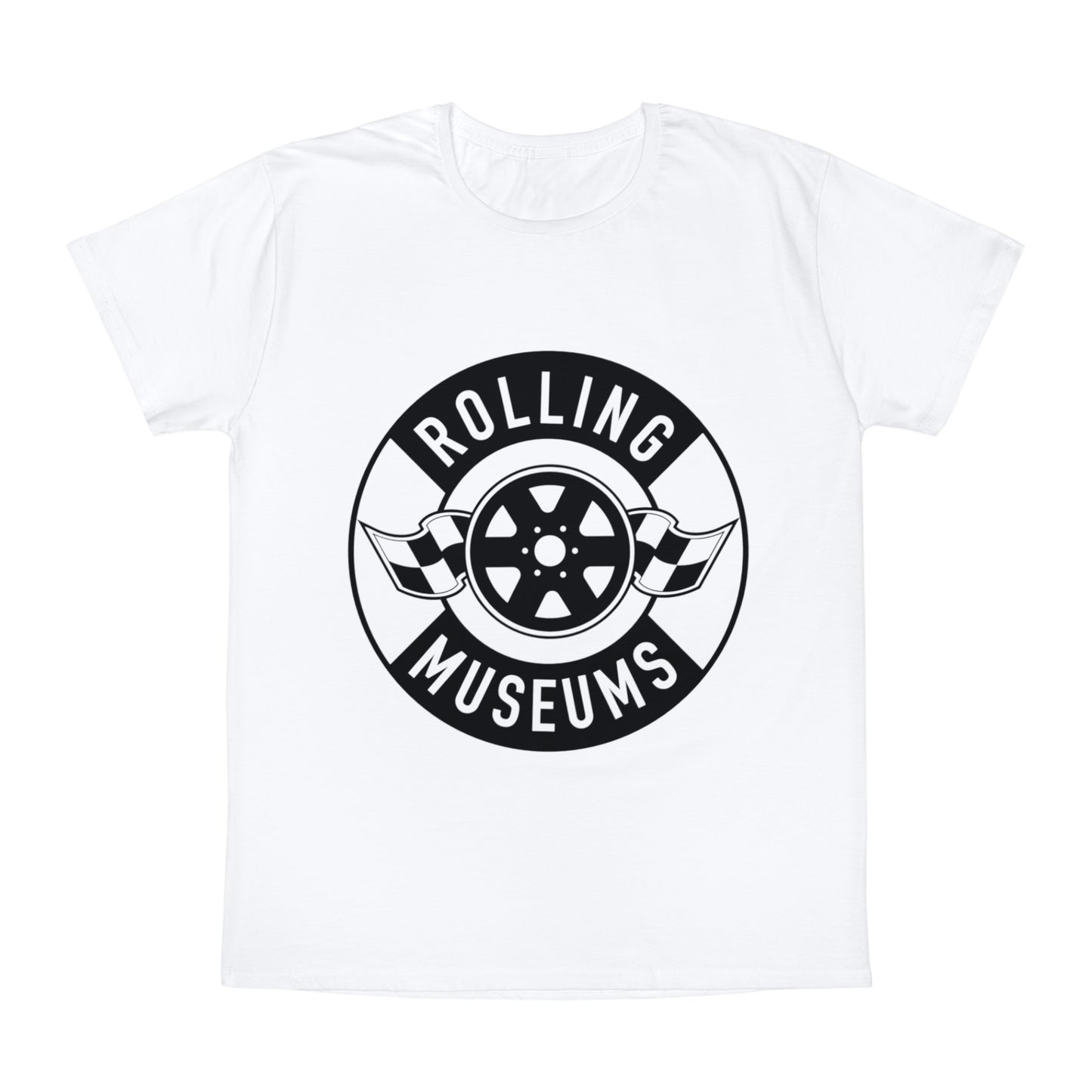 Basic Unisex Rolling Museums T-Shirt Black Logo