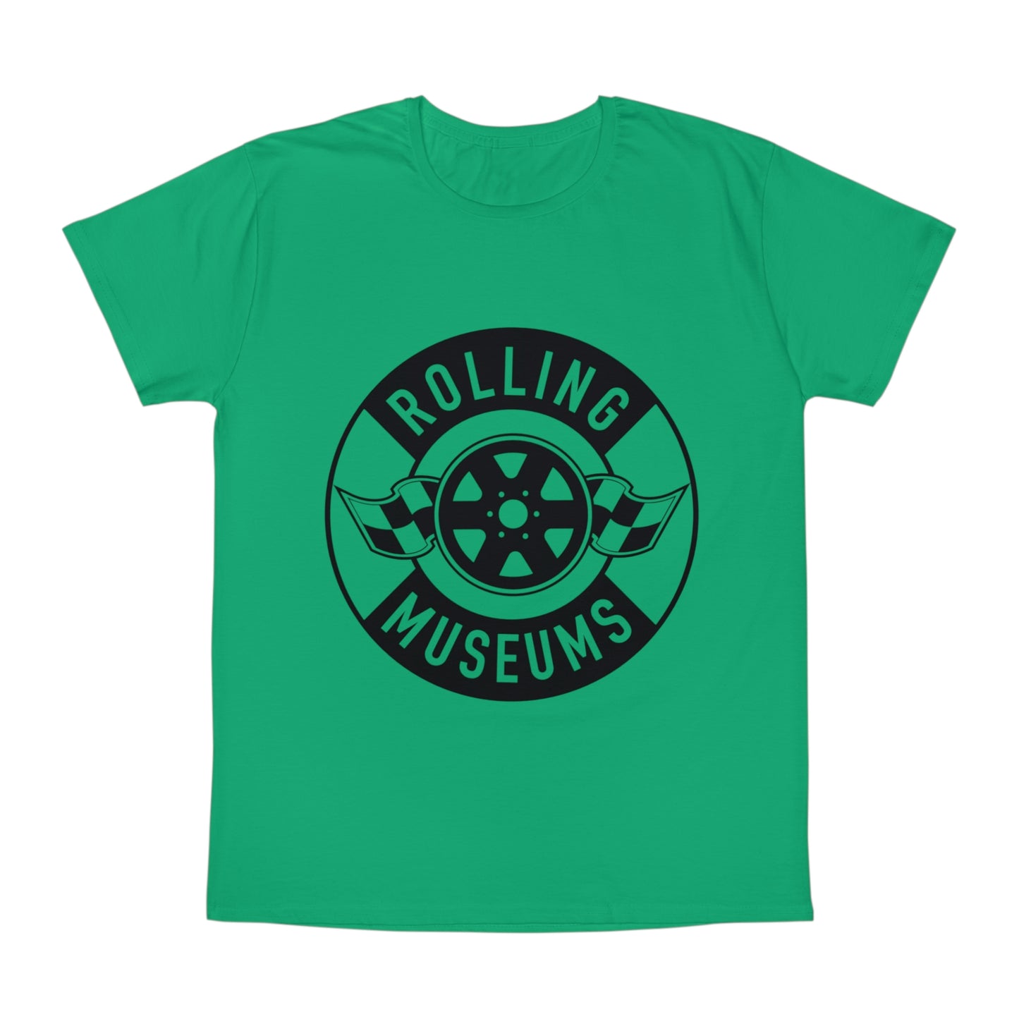 Basic Unisex Rolling Museums T-Shirt Black Logo