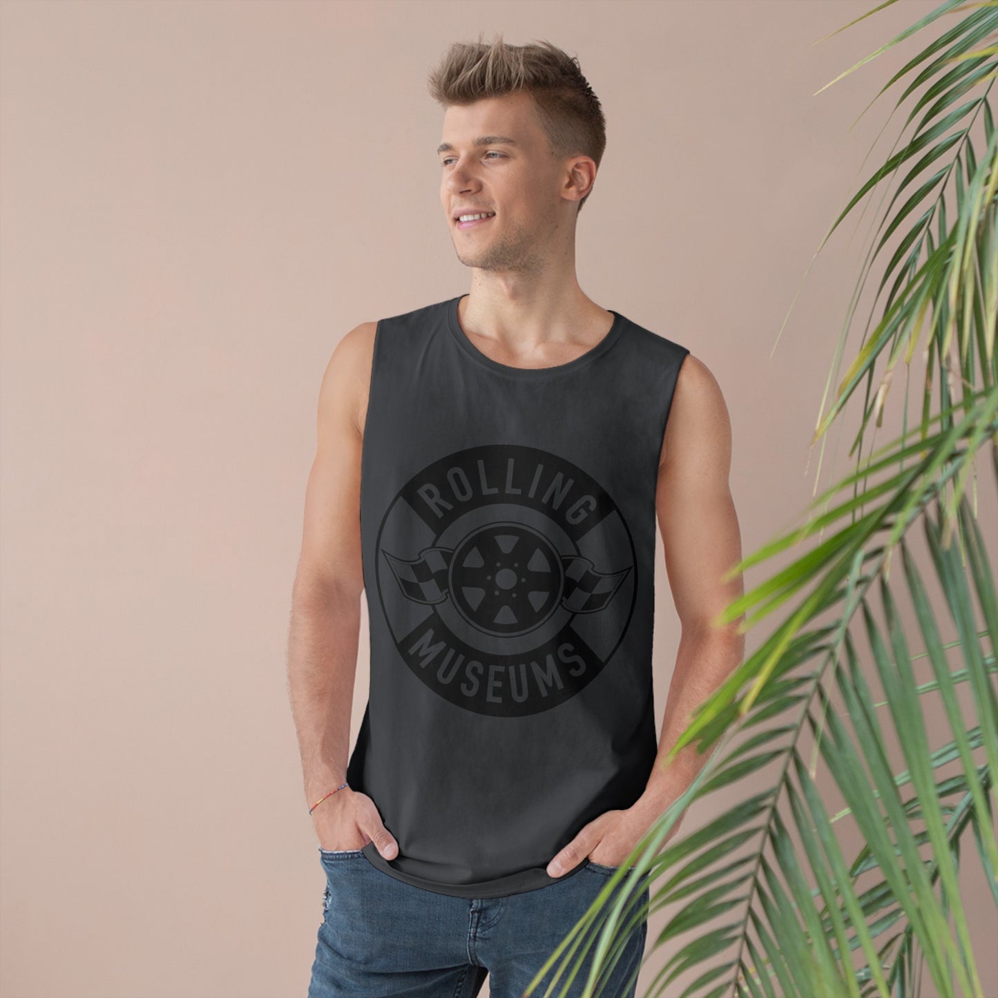 Basic Unisex Tank with Black Logo