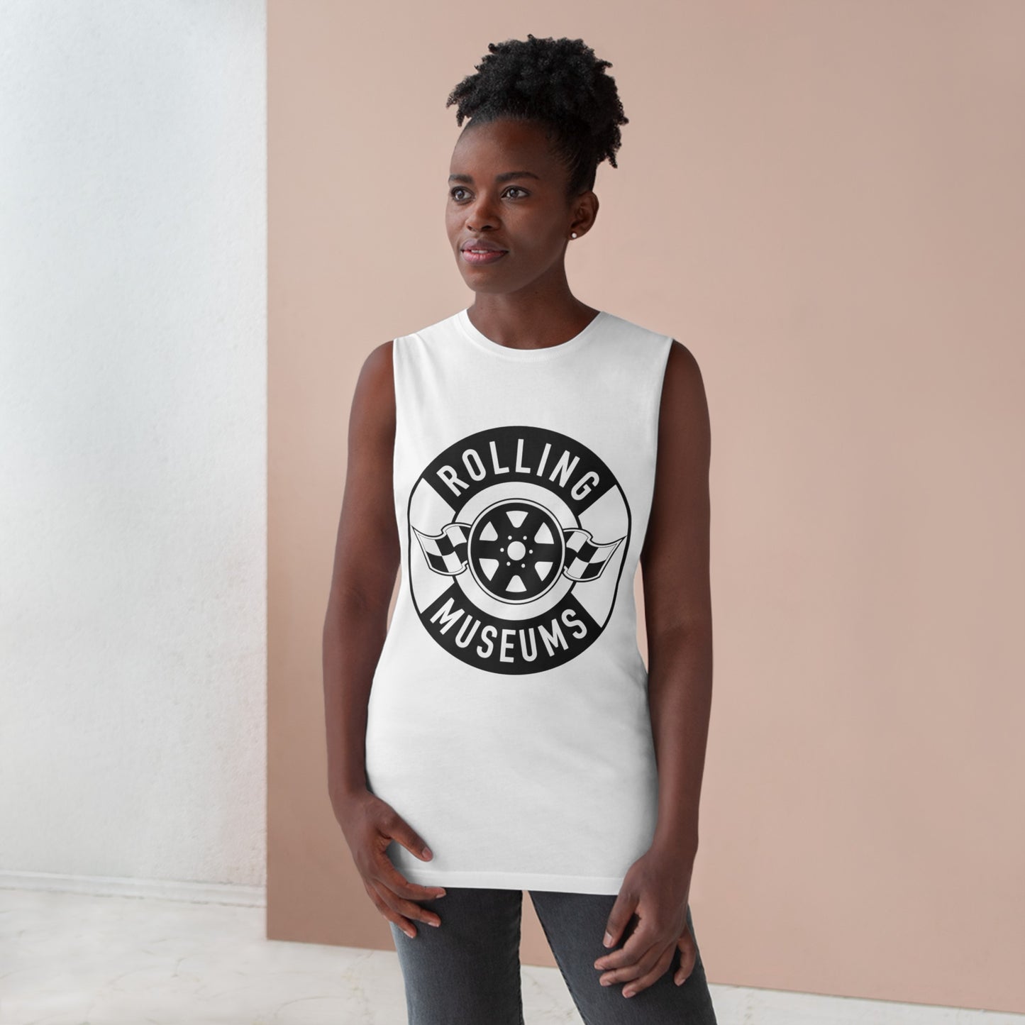 Basic Unisex Tank with Black Logo