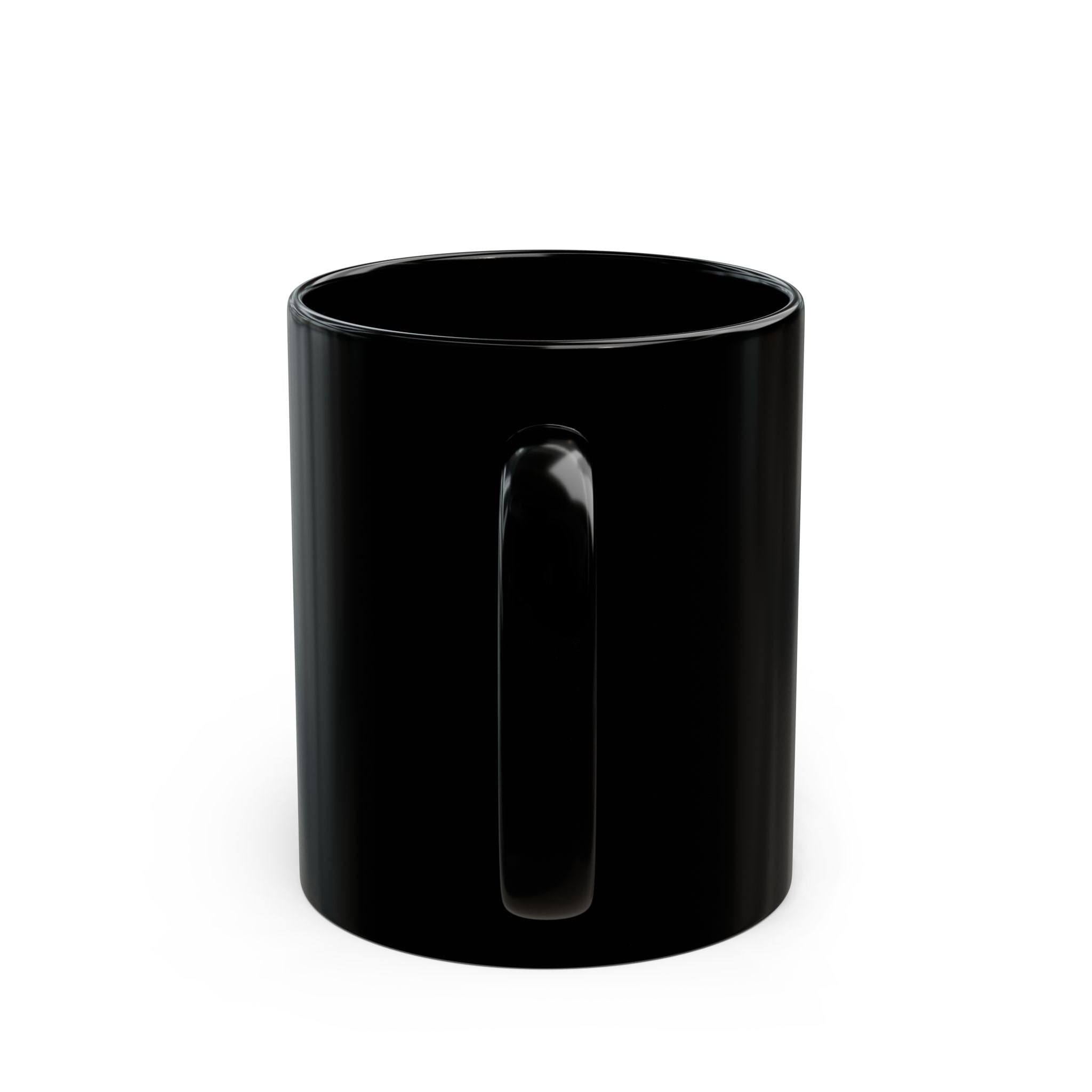 Rolling Museums Classic Car Black Mug — 'Dropping the Top' Coffee Cup