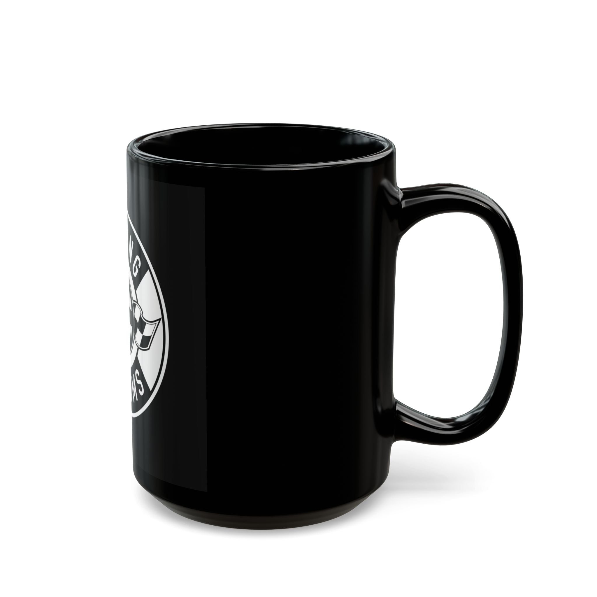 Rolling Museums Classic Car Black Mug — 'Dropping the Top' Coffee Cup